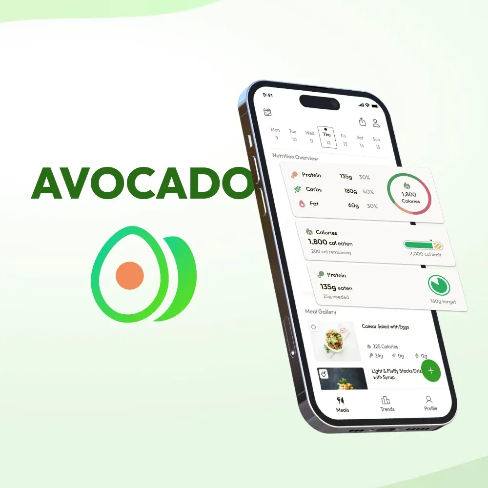Avocado AI Calorie tracking app